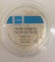 Truite fumée et oeufs de truite