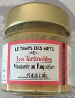 Moutarde au roquefort et aux noix