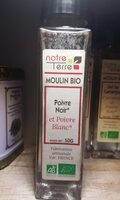 Poivre noir* et poivre blanc*