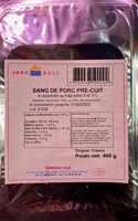 Sang de porc pré-cuit