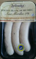 Boudin blanc de rethel aux morilles