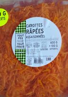 Carottes râpées assaisonnées