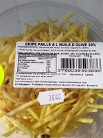 Chips paille à l'huile d'olive 30%
