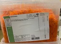 Carottes râpées assaisonnées