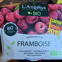 Sorbet framboise bio