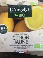 Sorbet citron jaune