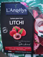Sorbet plein fruit litchi L'ANGELYS