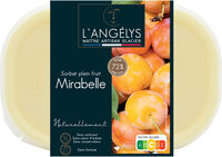 Sorbet plein fruit Mirabelle 500G/750ml