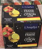 Buche fraise citron