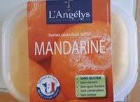 Sorbet plein fruit (60%) mandarine