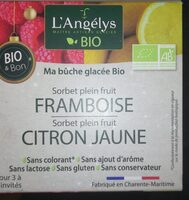 Bûche glacée bio l'angelys