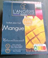 Sorbet plein fruit mangue