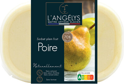 Sorbet plein fruit Poire 500G/750ml 2022