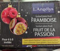Sorbet plein fruit framboise sorbet plein fruit fruit de la passion