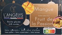 Buche sorbet mangue fruit de la passion