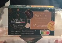 Bûche glacée vanille mangue