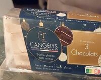 Bûche glacée 3 Chocolats  8 parts