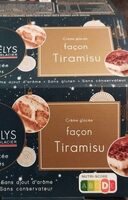 Crème glacée façon tiramisu