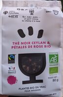 Thé noir Ceylan & pétales de rose bio