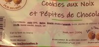 Cookies aux noix et pépites de chocolat