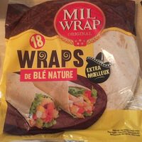 18 wraps de blé nature