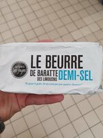 Beurre de baratte demi-sel des Limousins