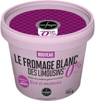 Fromage blanc 0% matière grasse