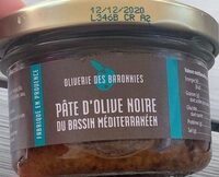 Pâte d’olive noire du bassin méditerranéen