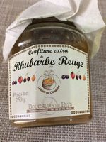 Confiture extra de rhubarbe rouge