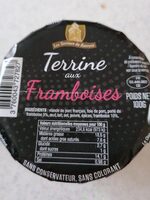 Terrine aux framboises
