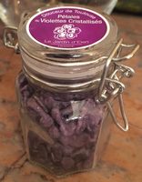 Pétales de violettes cristallisés