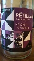 Pétillant sans alcool pom'cassis