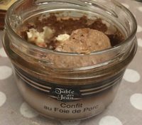 Confit au foie de porc