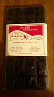 Chocolat noir aux raisins