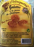 Galettes à la farine de châtaigne