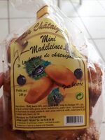 Mini madeleines à la farine de châtaigne