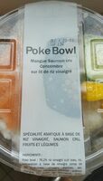 Poke Bowl Mangue saumon cru concombre sur lit de riz vinaigré