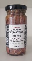Filets d'Anchois de Cantabrie à l'huile d'olive