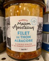 Filet de thon albacore