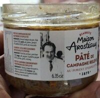 Pâté de campagne relevé au piment d’espelette