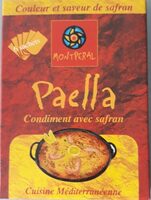 Paella condiment avec safran