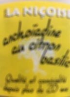 Anchoiade citron basilic