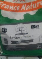 Farine de froment type 80 semi-complète