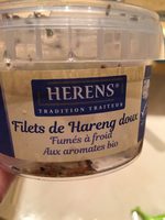 Filets de Hareng doux fumes a froid aux aromates bio