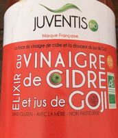 Vinaigre de cidre et jus de goji