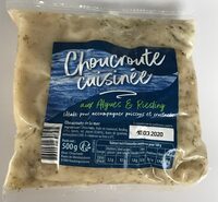 Choucroute cuisinée aux algues et riesling
