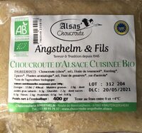 Choucroute d’Alsace Cuisinée Bio
