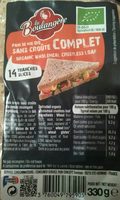 Pain de mie Complet Bio sans croûte