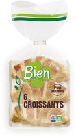 Croissant bio* nature x6 240g
