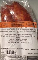 Saucisses de Montbéliard